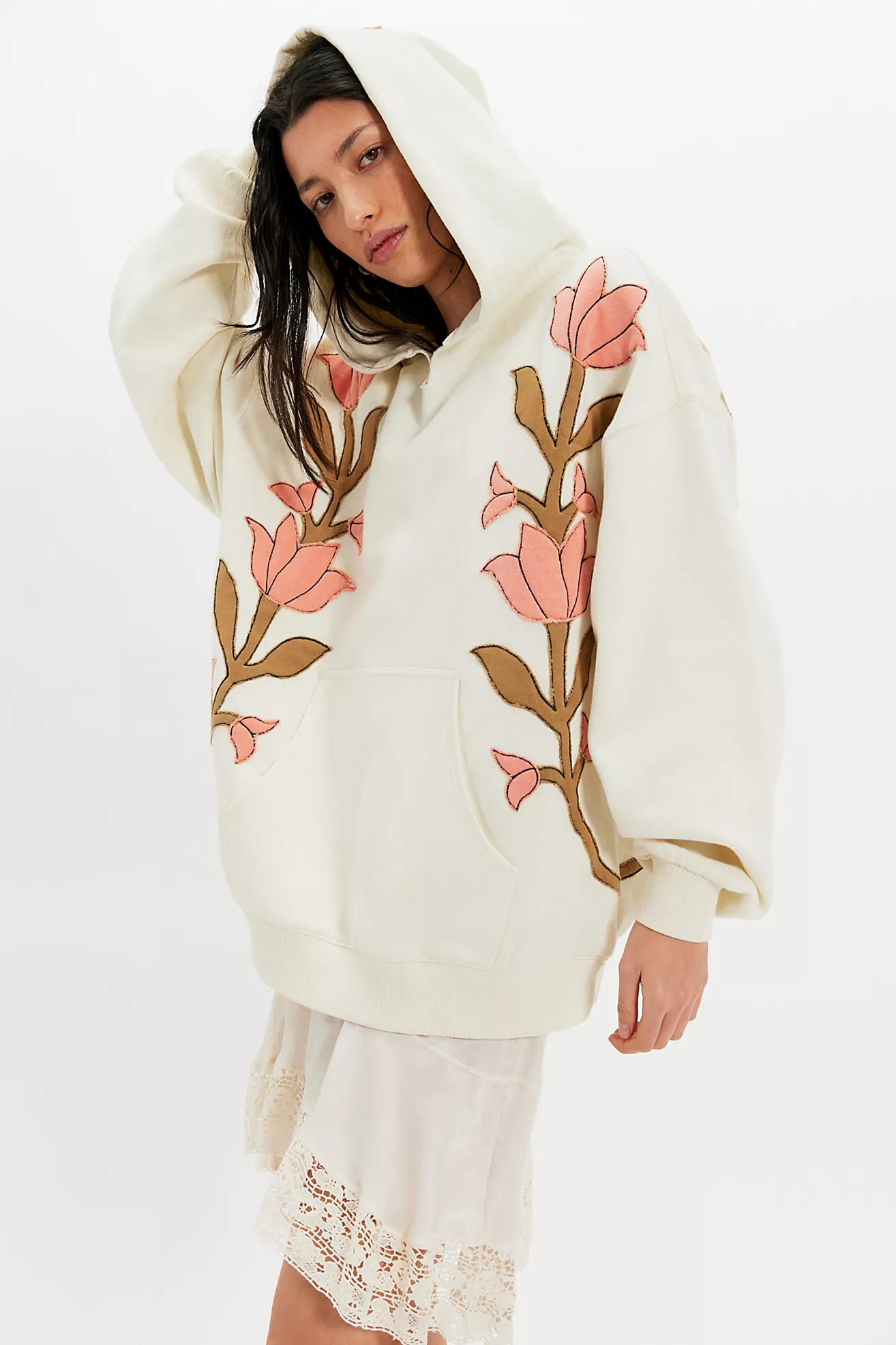 We The Free It's A Vibe Flowers Hoodie | Free People (Global - UK&FR Excluded)