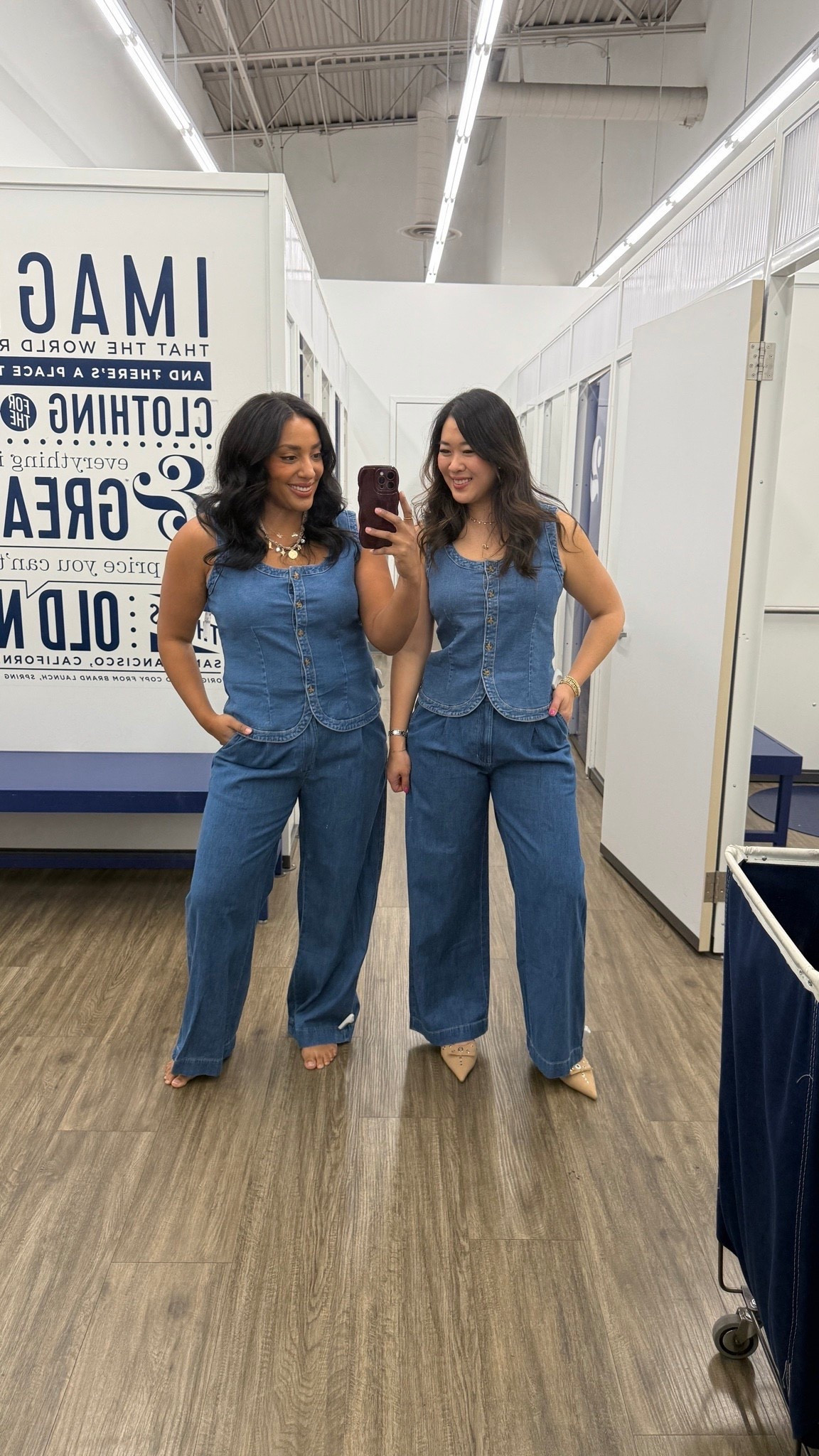 Kinda obsessed with this Old Navy vest and trouser jean set!!! Can dress this up or down! 

women’s fashion, old navy, trendy outfits, vest, trouser, trouser jean set, all denim outfit, denim two piece outfit, wide leg trousers, chic style 

#LTKootd #LTKSeasonal