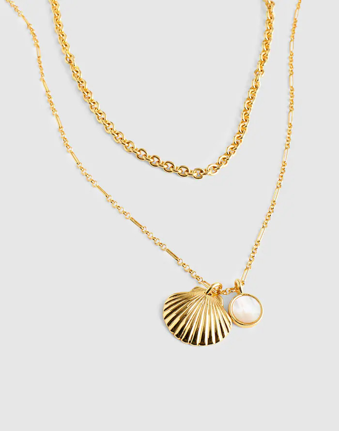Two-Pack Mother-of-Pearl Necklace Set | Madewell
