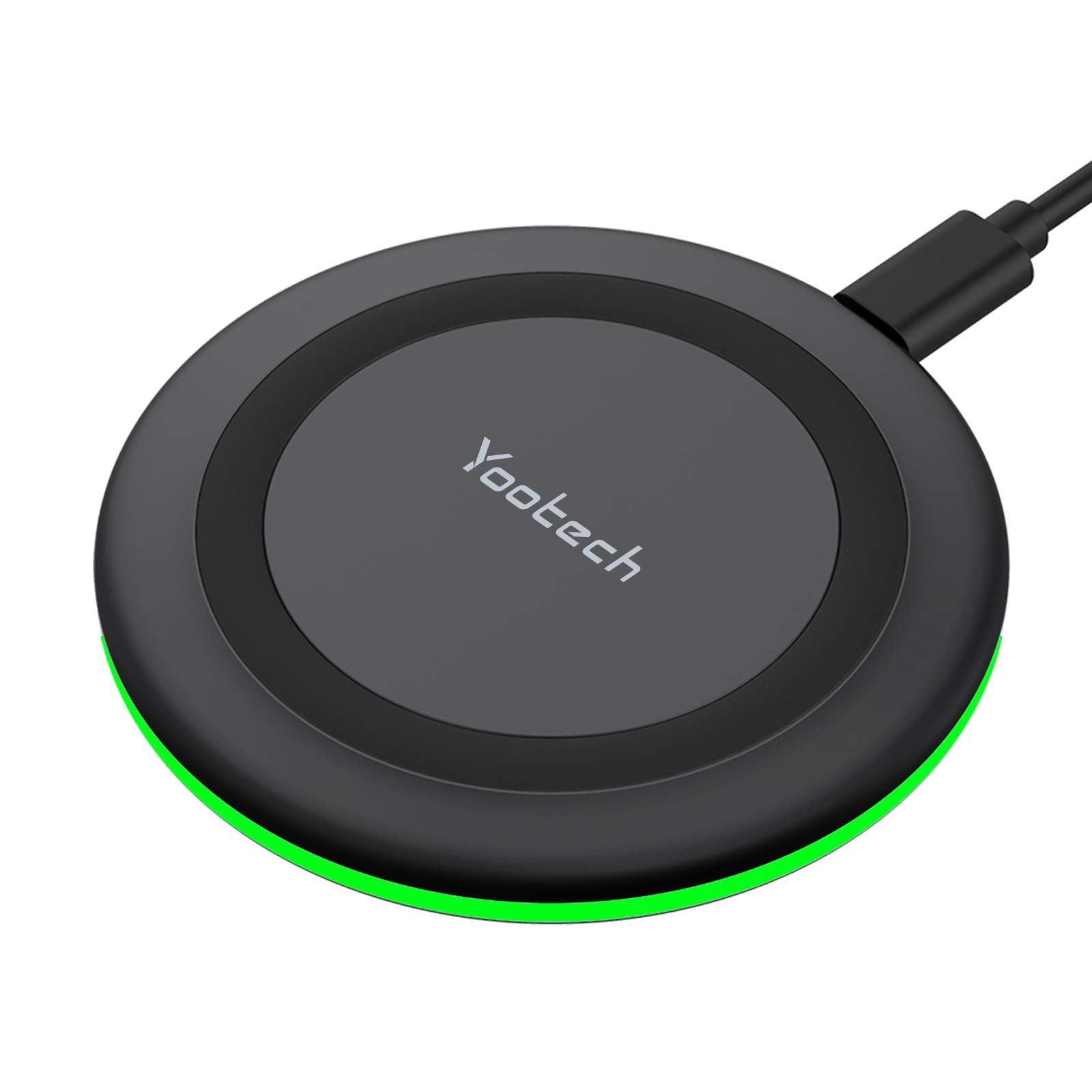 Yootech Wireless Charger,Qi-Certified 10W Max Fast Wireless Charging Pad Compatible with iPhone 1... | Amazon (US)