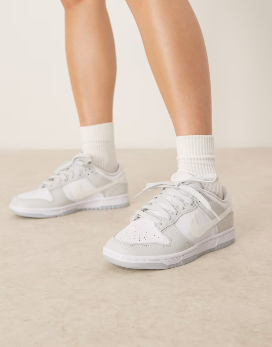 Nike Dunk Low sneakers in gray | ASOS (Global)