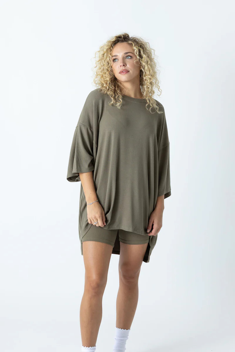 All Weekend Long Set Olive | The Foxy Kind