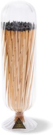 Skeem Helix Fireplace Glass Match Cloche With Striker - Includes 120 Long Black-Tipped Matches - ... | Amazon (US)