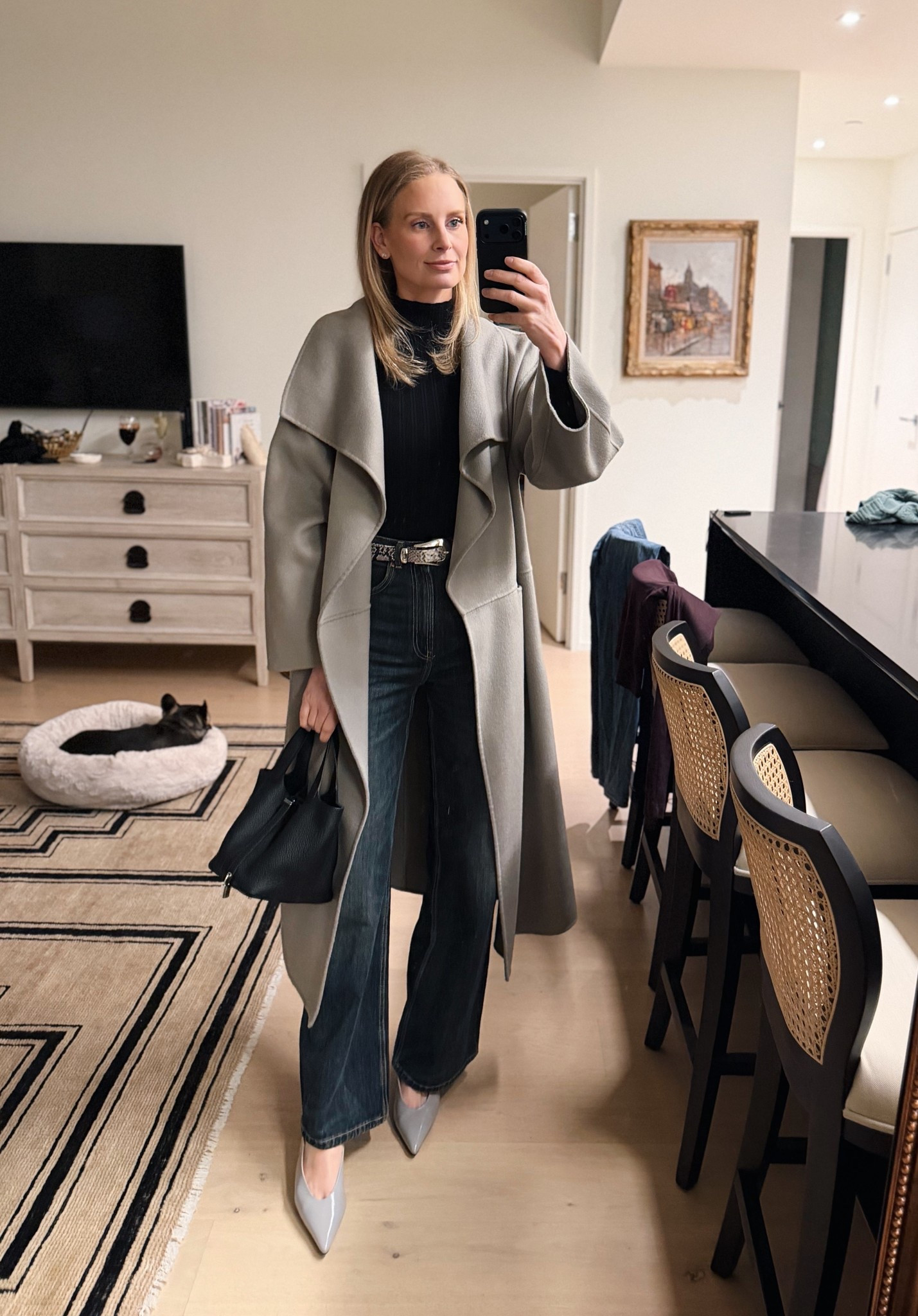 Tonight’s look 🩶 my coat color is old, but this style is still available! 

#LTKootd