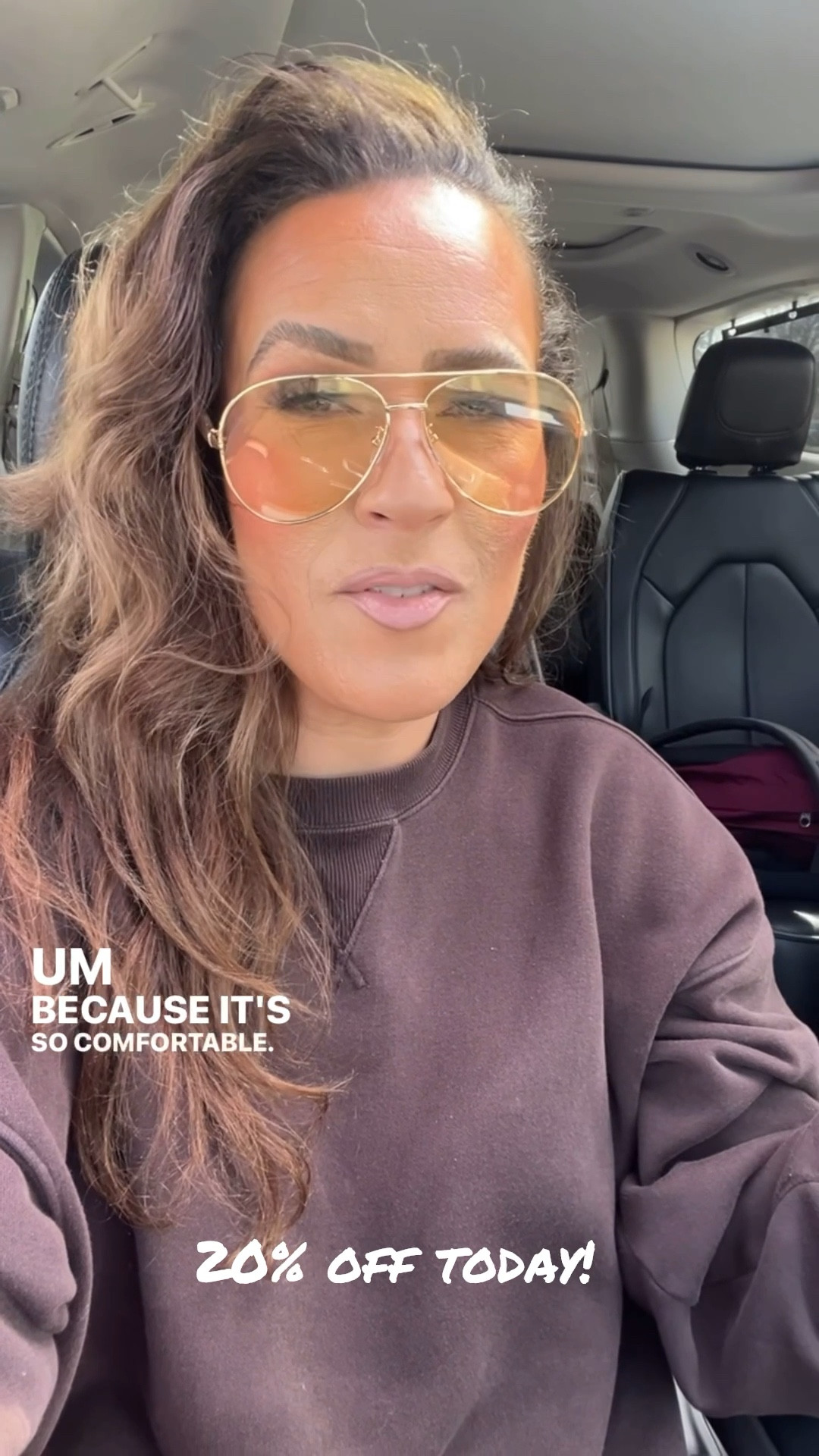 I love this color ‘Deep Earth’ so much that I own it in a few items! It comes in multiple colors and it’s currently on sale! My classic joggers are sold out, but I linked their baggy joggers. Comes in multiple colors, I love the butter yellow for Spring. travel outfit, Spring outfit, mom style, running errands outfit @Aerie  #LaidbackLuxeLife

Sweatshirt: M
Sweatpants: M Long

Hey Beautiful! Feel free to comment on this post if you have any questions! 🫶🏽

Follow me for more fashion finds, beauty faves, lifestyle, home decor, sales and more! So glad you’re here!! XO, Karma

#LTKSaleAlert #LTKootd #LTKxAerie