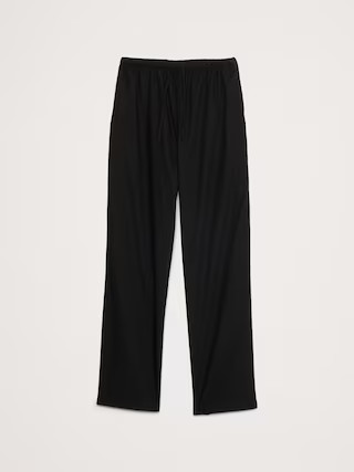 Cotton Poplin Pull-On Pant | Banana Republic (US)
