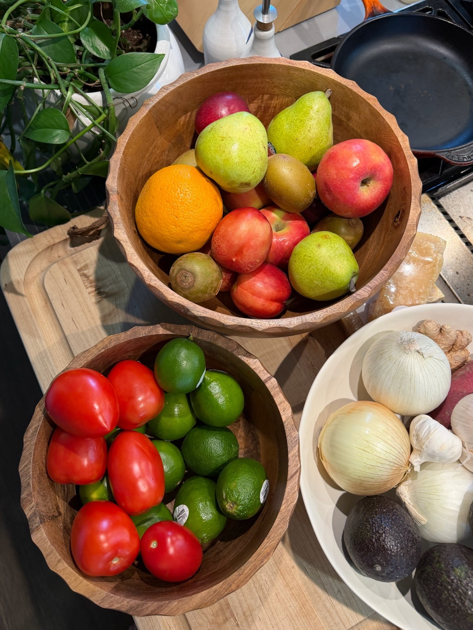 My cute new fruit bowls 🍎🍊🍍🍋🥑🍏

#LTKHome