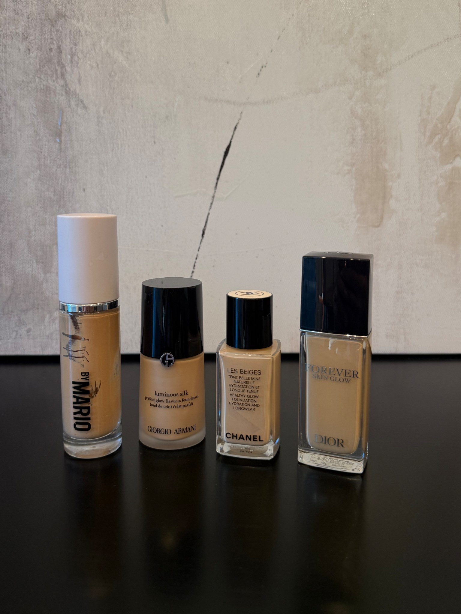 By Mario: couldn’t find my number
Armani: 4 - light, golden
Chanel: BD31
Dior Forever: 2 Warm Olive

#makeup #foundation #skinbeauty

#LTKU #LTKBeauty #LTKFindsUnder100