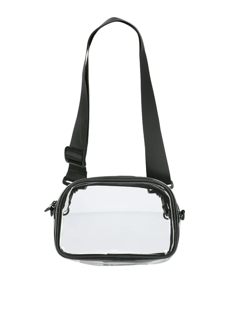 No Boundaries Women's Hands Free Belt Bag, Clear | Walmart (US)