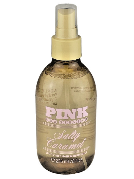VICTORIA'S SECRET PINK SALTY CARAMEL HAIR & BODY MIST SPRAY SPLASH SPRITZ 8 oz | eBay US