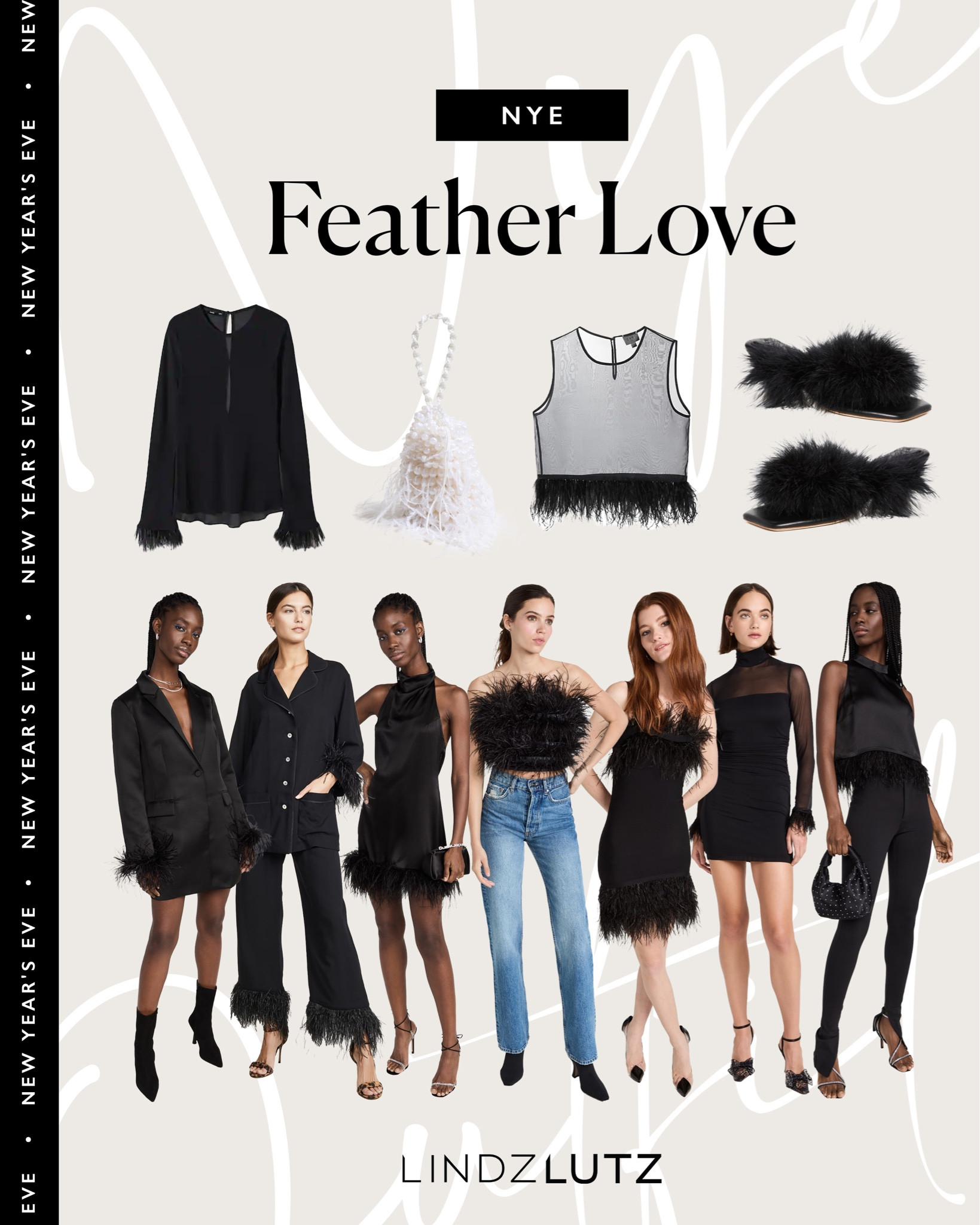 NYE Outfit Inspiration - New Years Outfits - Glam Outfits - Feather Outfits 


#LTKSeasonal #LTKHoliday #LTKstyletip