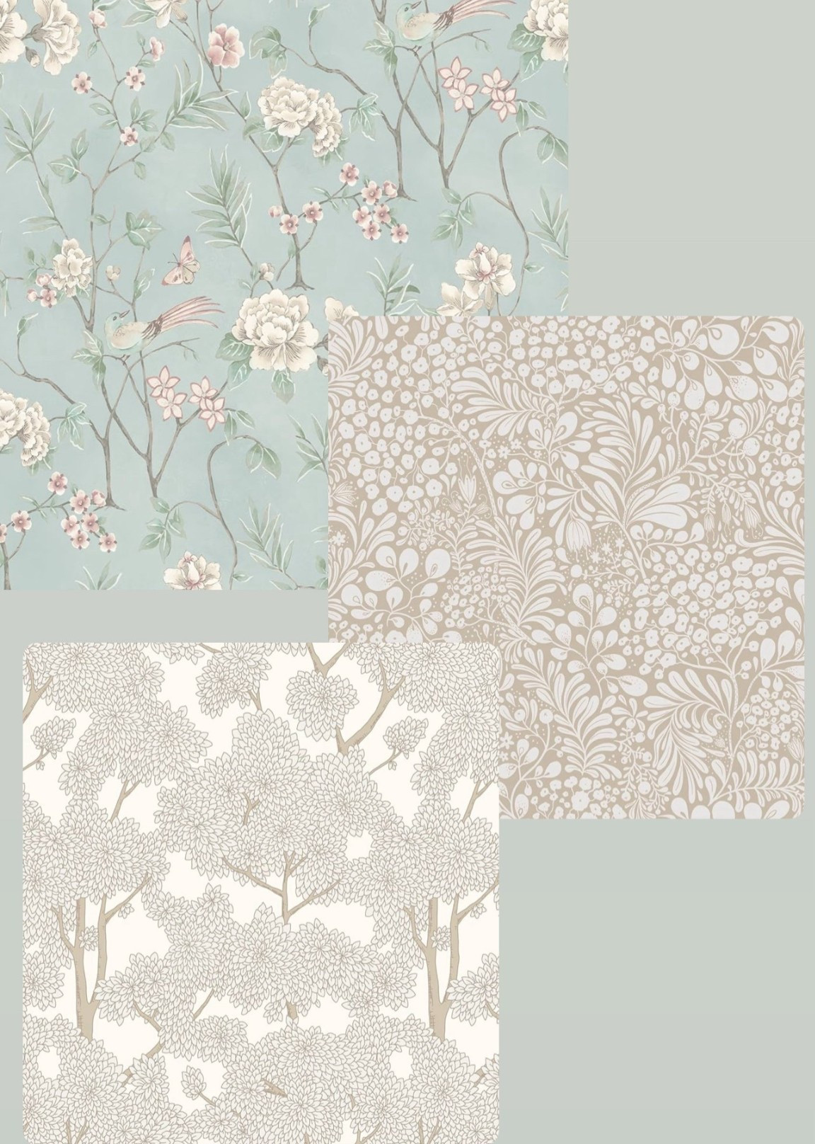 Affordable wallpaper for a powder bath! 