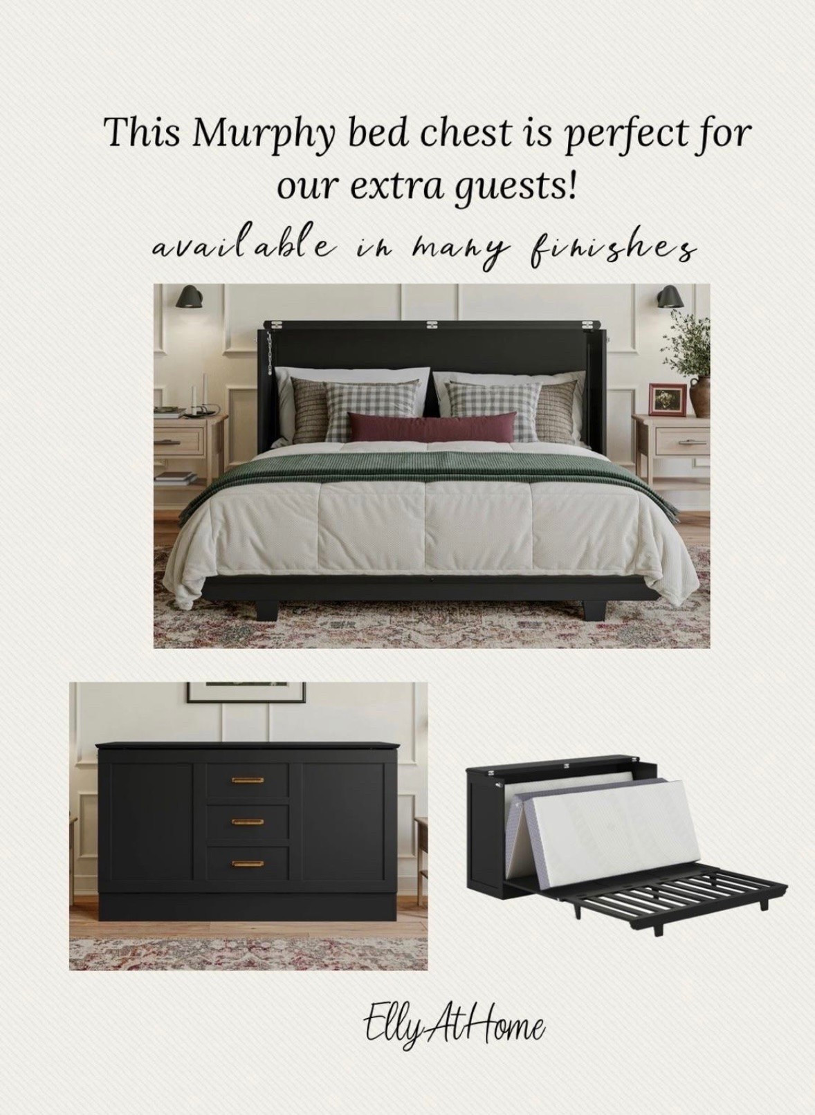 We just ordered this Murphy bed chest to accommodate more guests! Memory foam cooling mattress. Also ordered new bedding essentials!

#LTKHome #LTKSaleAlert