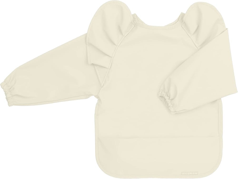 Waterproof Long Sleeve Baby Bibs for Baby Girl – Waterproof Bibs - Wipe Clean, Washable - Long ... | Amazon (US)