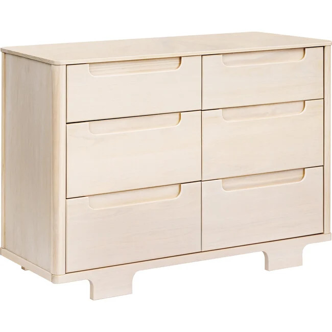 Babyletto | Yuzu 6-Drawer Dresser, Washed Natural (Beige, Size Medium/Large) | Maisonette | Maisonette