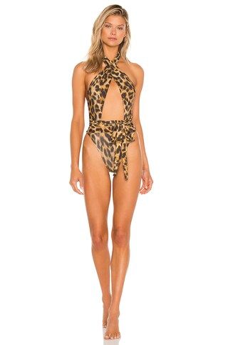 PQ Alex One Piece in Leopard from Revolve.com | Revolve Clothing (Global)