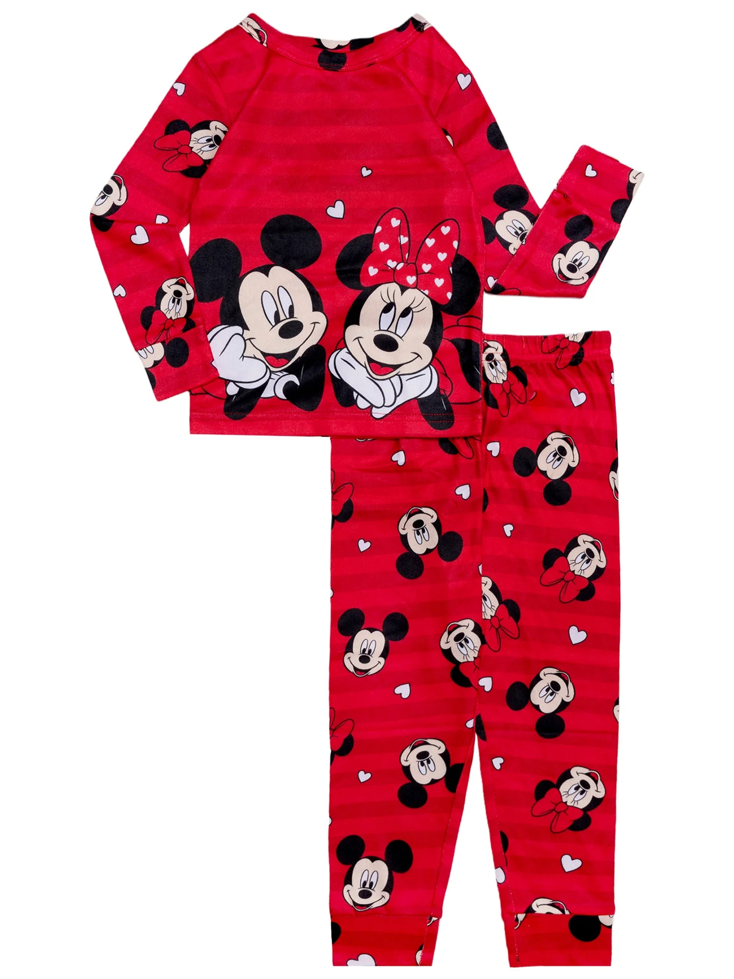 Character Toddler Unisex Valentine's Day Pajama Set, 2-Piece, Sizes 12M-5T | Walmart (US)