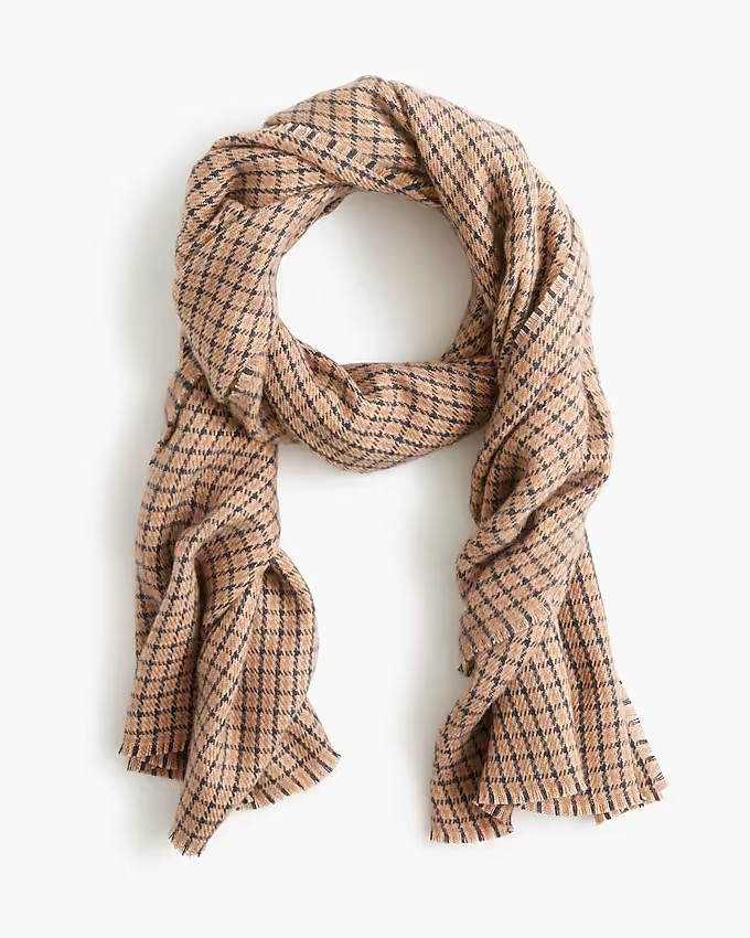 Checkered scarf | J.Crew Factory