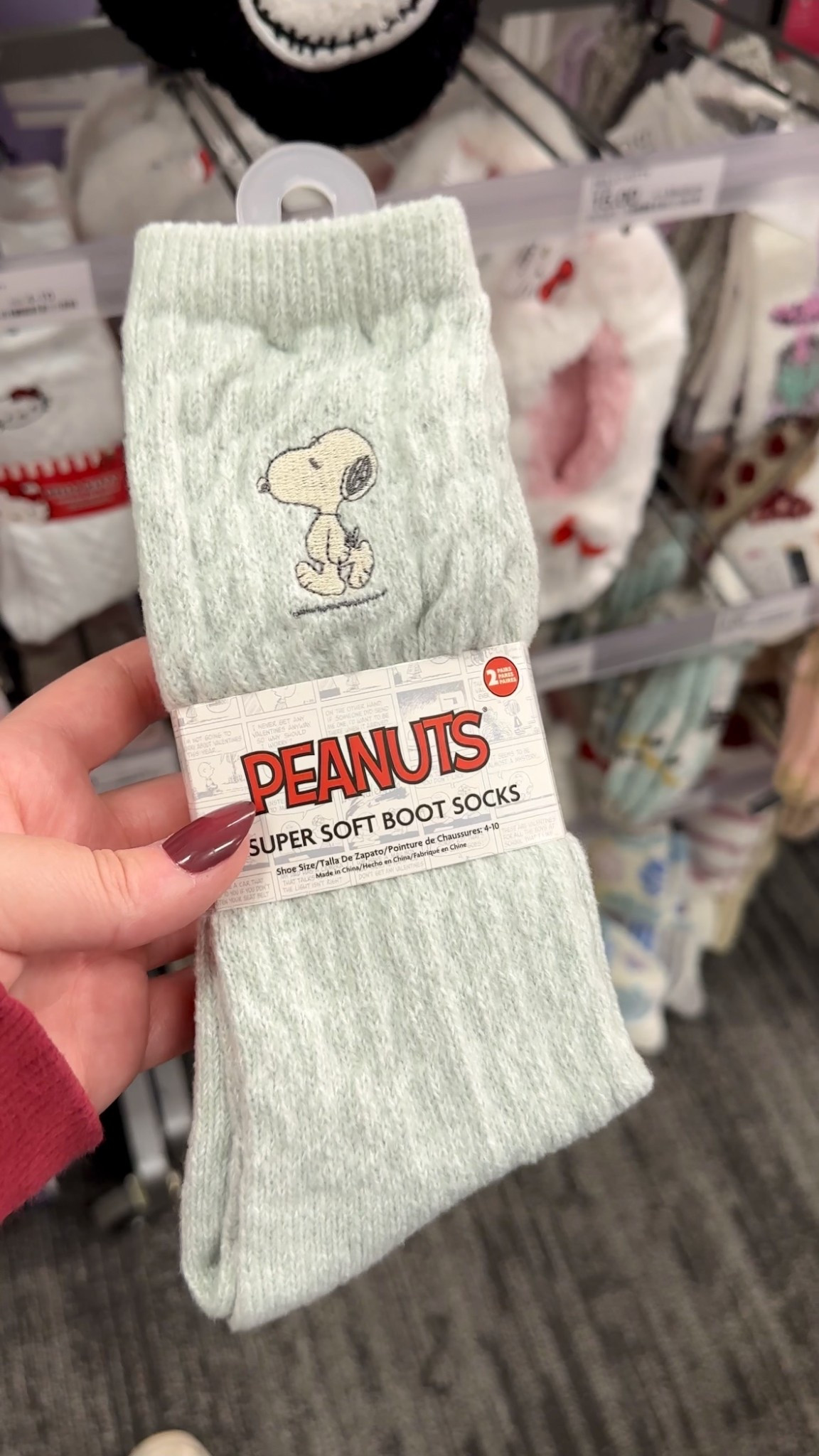 Boot socks, crew socks, cozy socks, fall socks, socks for fall, scrunch socks, snoopy, peanuts, hello kitty, bluey, gift ideas, gifts for her, gifts for kids, stocking stuffers, christmas gift ideas

#LTKSeasonal #LTKFindsUnder50 #LTKStyleTip