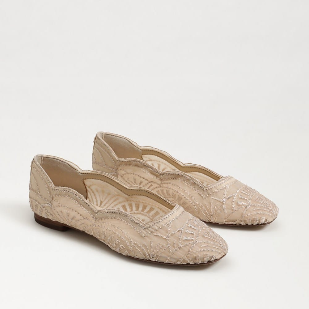 Mickie Mesh Ballet Flat Sand Mesh | Sam Edelman