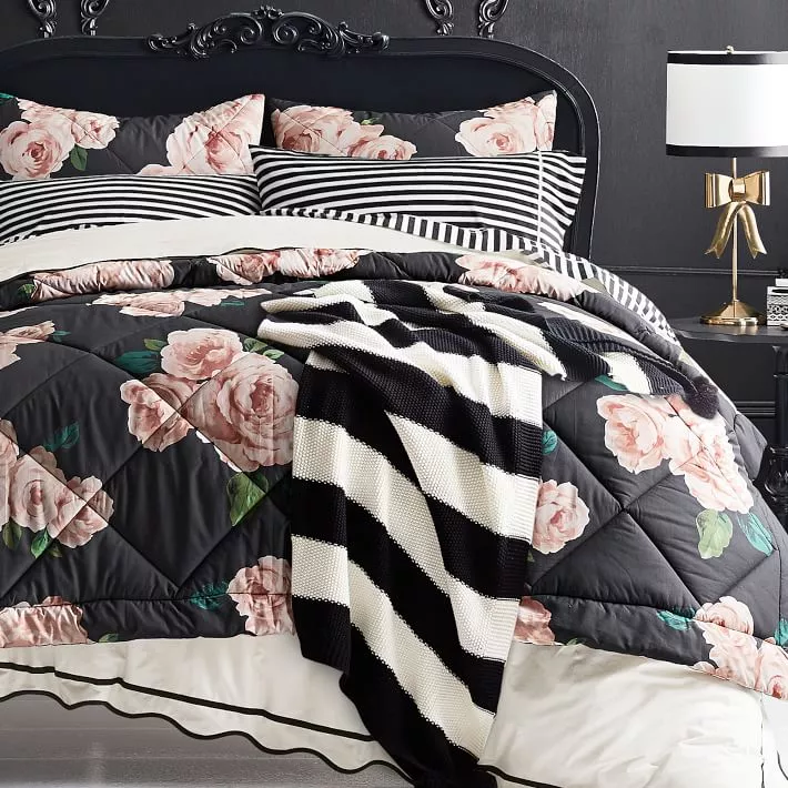 The emily & meritt bed hot sale of roses