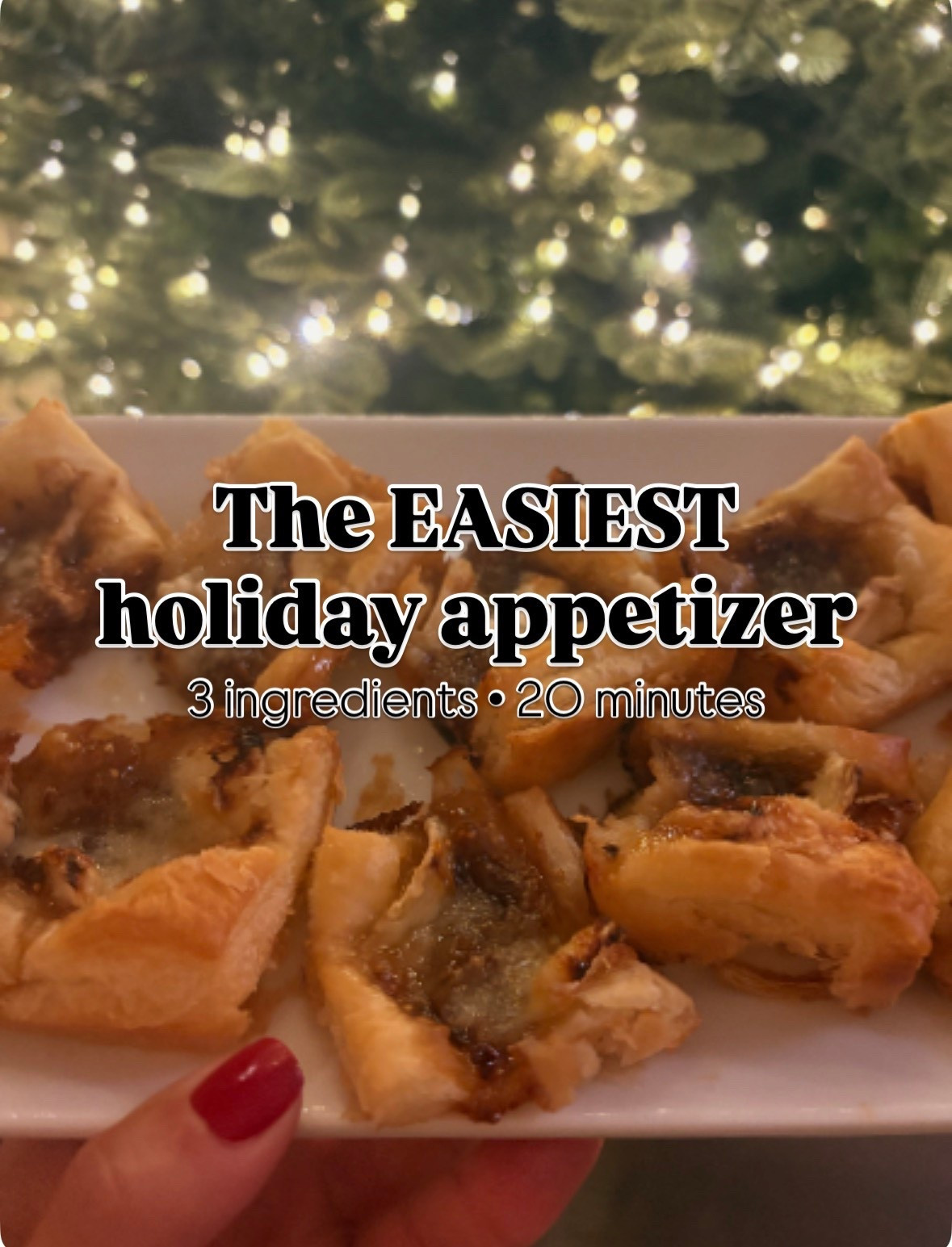 Save this for the holidays! 🎄✨
These 3-ingredient Brie + chili fig jam puff pastry bites taste fancy but take almost no effort. Flaky, melty, sweet-spicy, and gone within minutes — the perfect last-minute appetizer for parties, hosting, or cozy nights by the tree.

You only need:
• Puff pastry
• Brie
• Chili fig jam

How to make them:
Cut pastry into squares, press into a muffin or brownie pan, add a cube of Brie, spoon over the chili-fig jam, and bake at 400° for 12–15 minutes until golden and bubbling. That’s it! 🙌

Perfect for:
✨ Holiday gatherings
✨ Christmas Eve snacks
✨ Girls’ nights
✨ Easy weeknight hosting
✨ Bringing something “wow” without the work

All items linked for Walmart Grocery Orders 

#LTKSeasonal #LTKHoliday #LTKfoodie