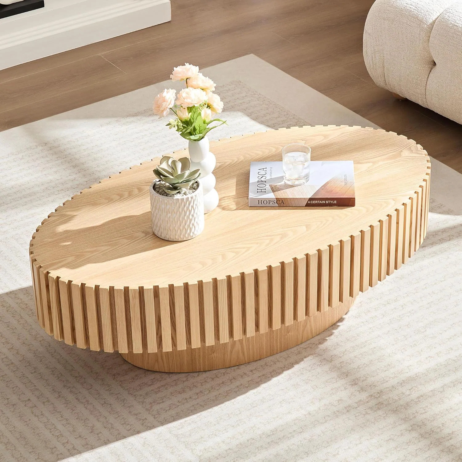 43.7" MDF Oval Coffee Table | Wayfair North America