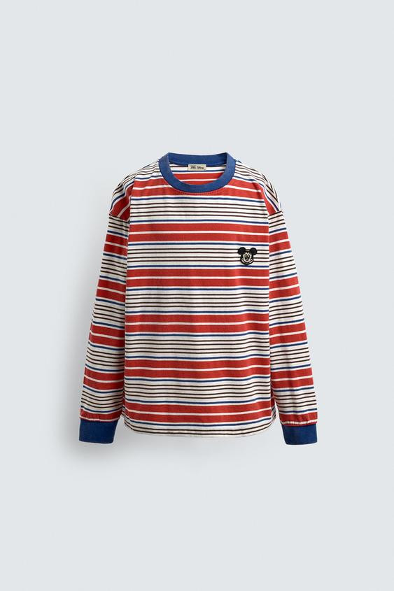 STRIPED PATCH T-SHIRT HARRY LAMBERT FOR ZARA X DISNEY | Zara US