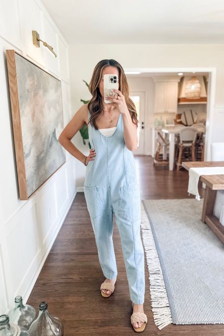 Cutest Amazon overalls for less 🤍

Free People dupe, denim overalls, casual chic, jumpsuit 


#LTKstyletip #LTKover40 #LTKfindsunder50