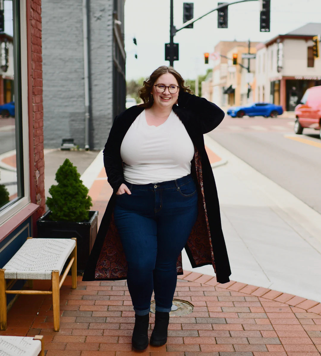 Velvet Duster Cardigan | Hill x Sarah