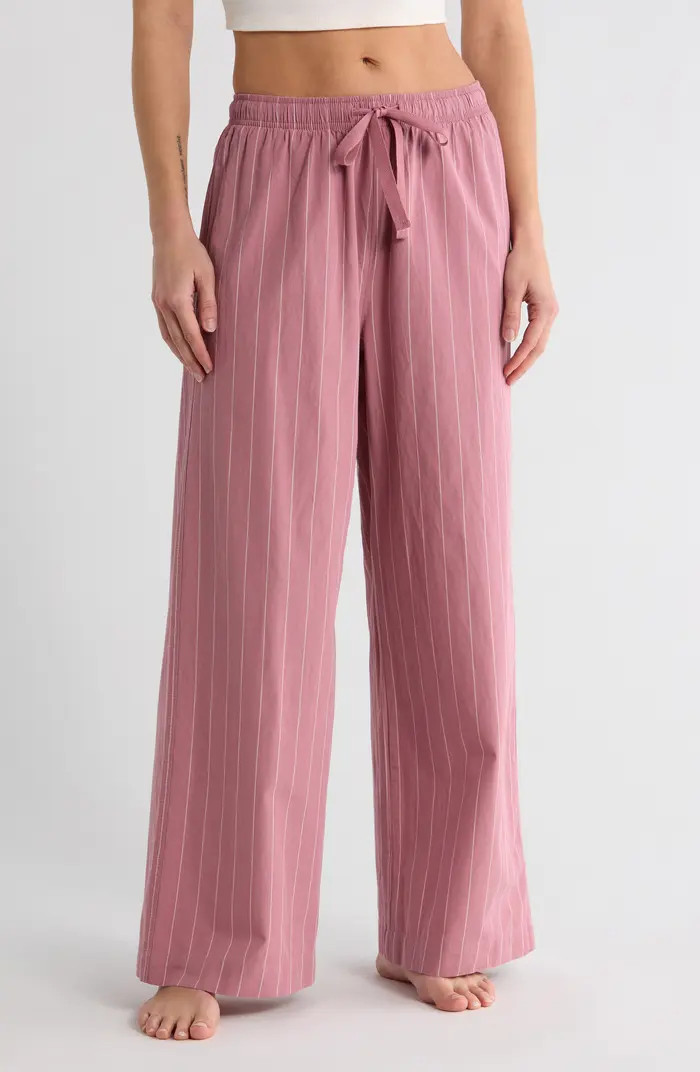 Cotton Poplin Pajama Pants | Nordstrom