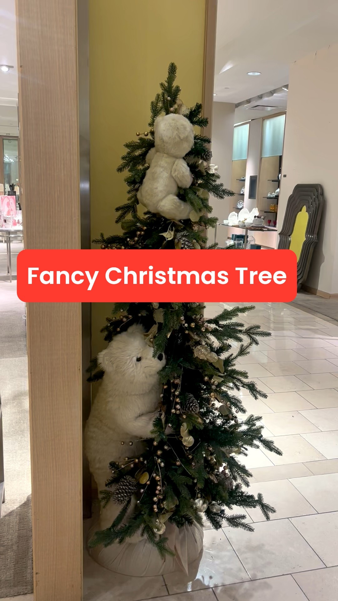 Decorate your home with a fancy polar bear Christmas tree 🎄. This tree is absolutely stunning and luxurious in person. #luxury #christmastree #holidaydecor

#LTKHoliday #LTKSeasonal #LTKHome