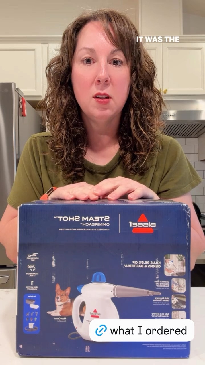 I knew I wanted a hand held steamer for cleaning window and sliding door tracks but I wasn’t sure which to order. I asked ChatGPT to compare a couple and it said this was the best. I will test it out and we will see. I got it from Target because they had the best price. This would make a great gift!

#LTKHome #LTKGiftGuide #LTKstorytime