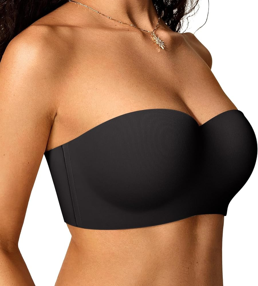 OEAK Womens Strapless Bras with Wireless/Underwire Multiway Non-Slip Tube Top Push Up Bralette Se... | Amazon (US)