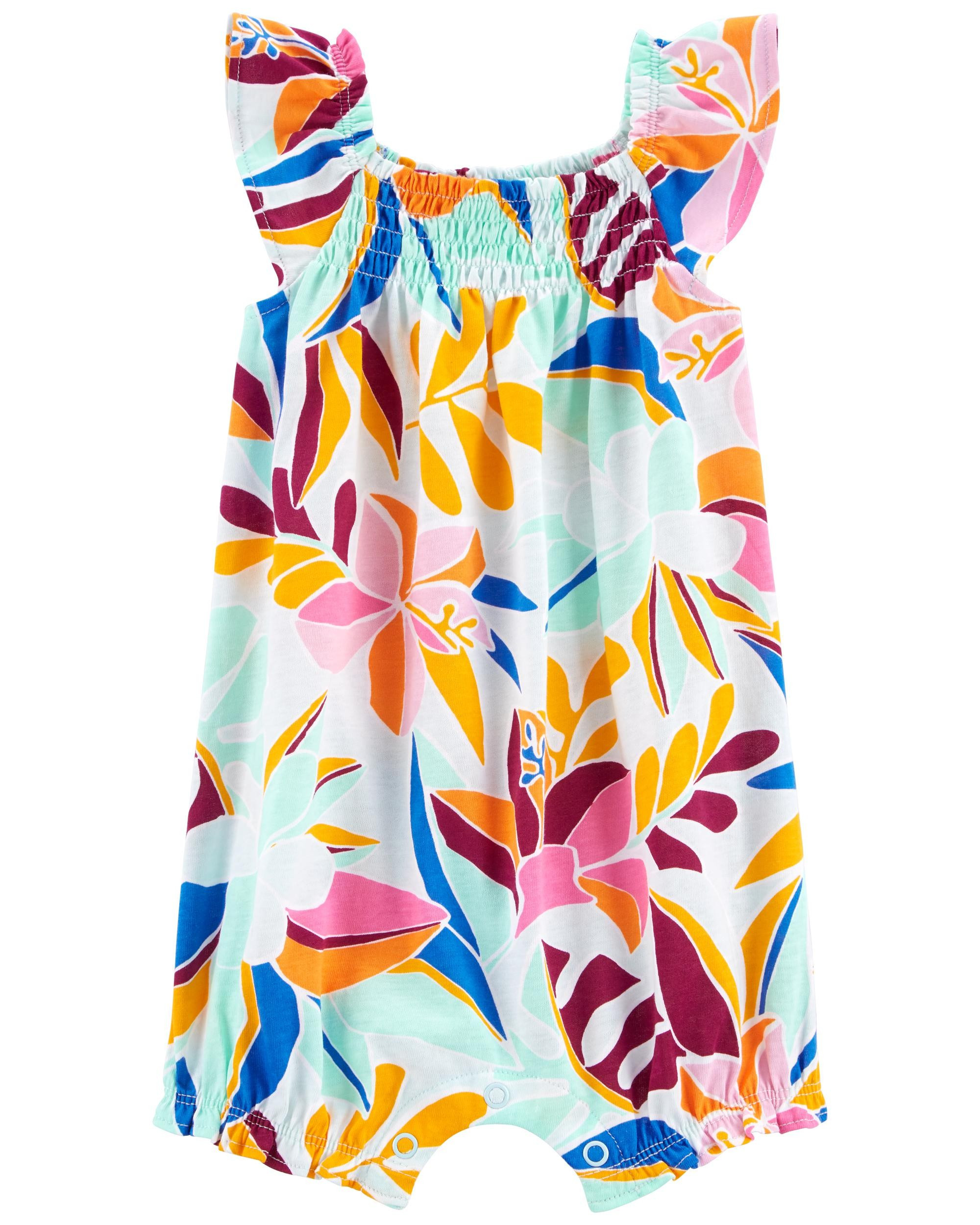 Floral Jersey Romper | Carter's