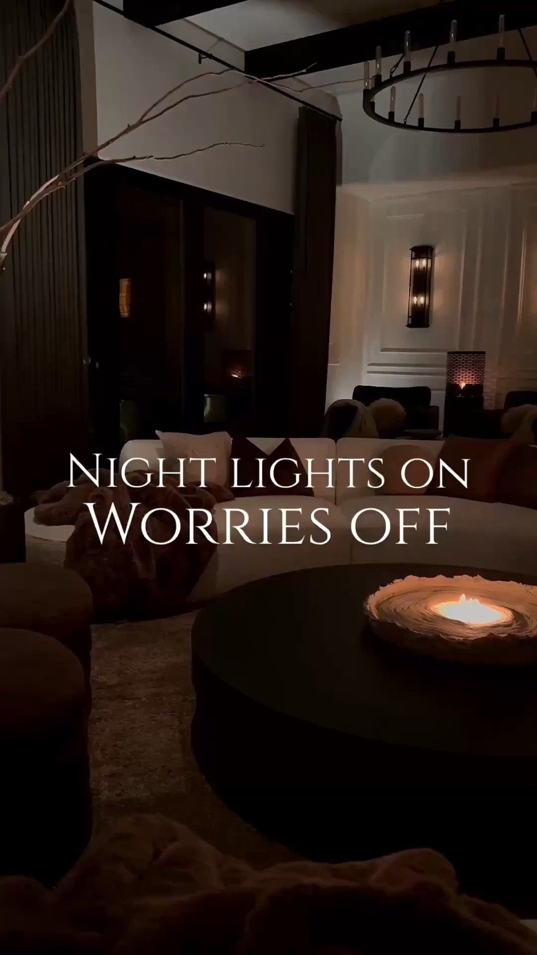 When the night draws near and the kids are asleep. That’s when I can finally turn my brain & worries off.. 🤎🌙 The perfect moment to enjoy the soft lighting, moody modern decor, and a cozy home I love.

#worriesoff #amazonfinds #interiordesign #founditonamazon #amazonhomefinds #moodymodernhome #moodinspo #moodyhomedecor #moodydecorinspo #aesthetichomedecor #aestheticinspo 
#summerthompsonstyles

#LTKU #LTKHome #LTKdayinmylife