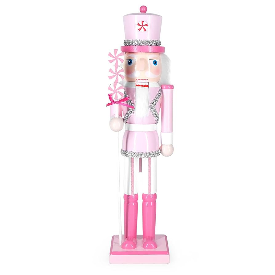Christmas Nutcracker Decor, 14.2" Wooden Decorations, Collectible Ornament for Festival Party Out... | Amazon (US)