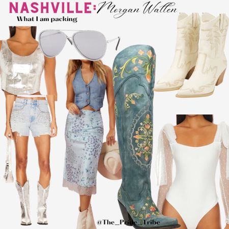 Nashville for Morgan Wallen. Country concert. Western outfit. Cowgirl boots. Spring outfit  

#LTKstyletip #LTKtravel #LTKFestival