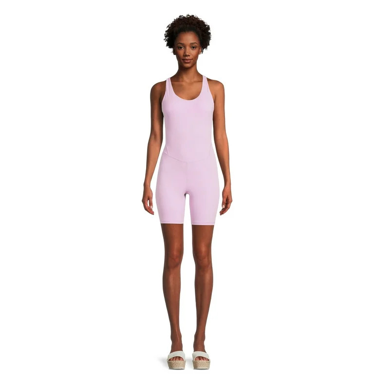Avia Women's Active Bodysuit with Built-In Bra, Sizes XS-XXXL | Walmart (US)