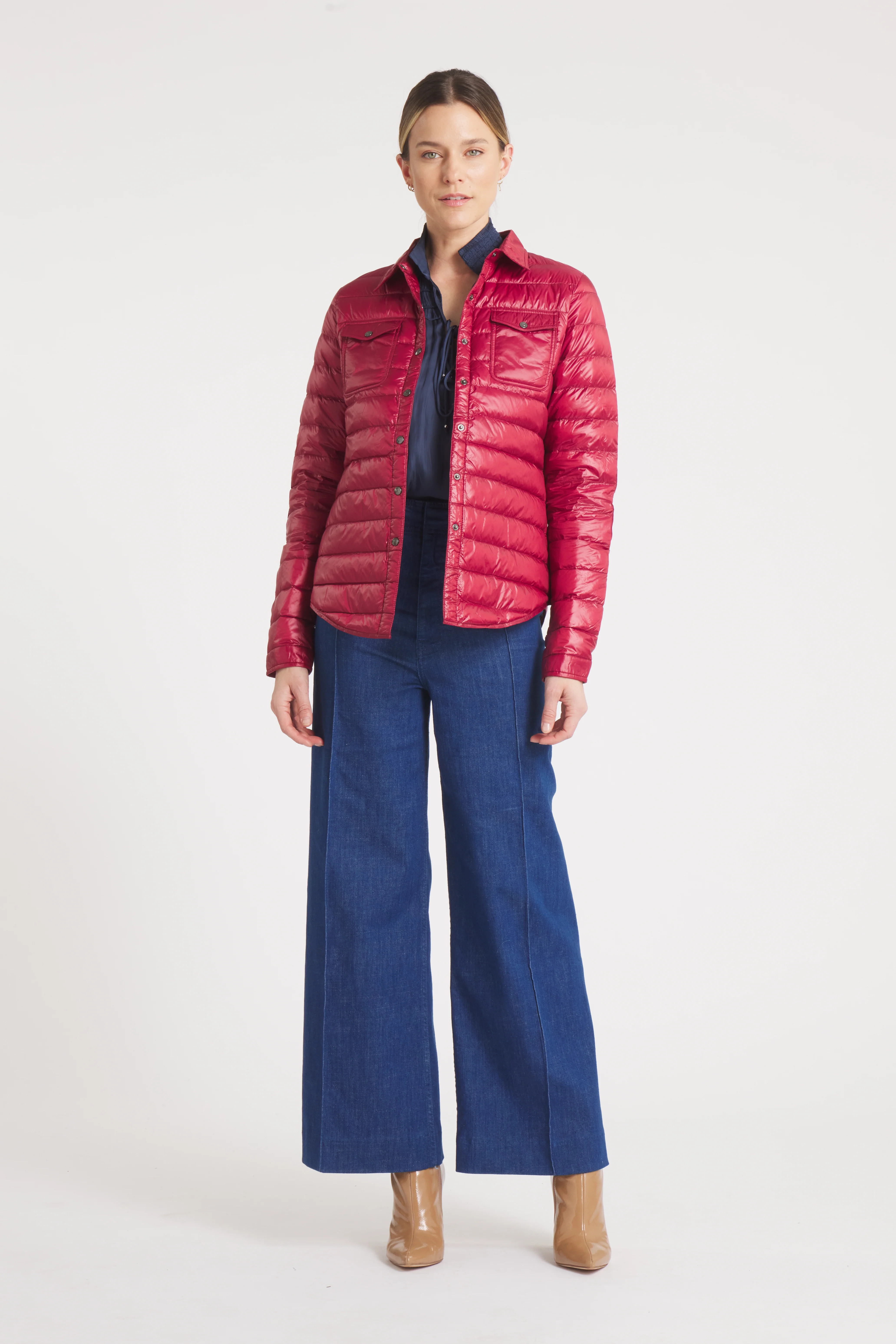 The Harrow Royale | Down Shirt | Bordeaux | Cotes of London