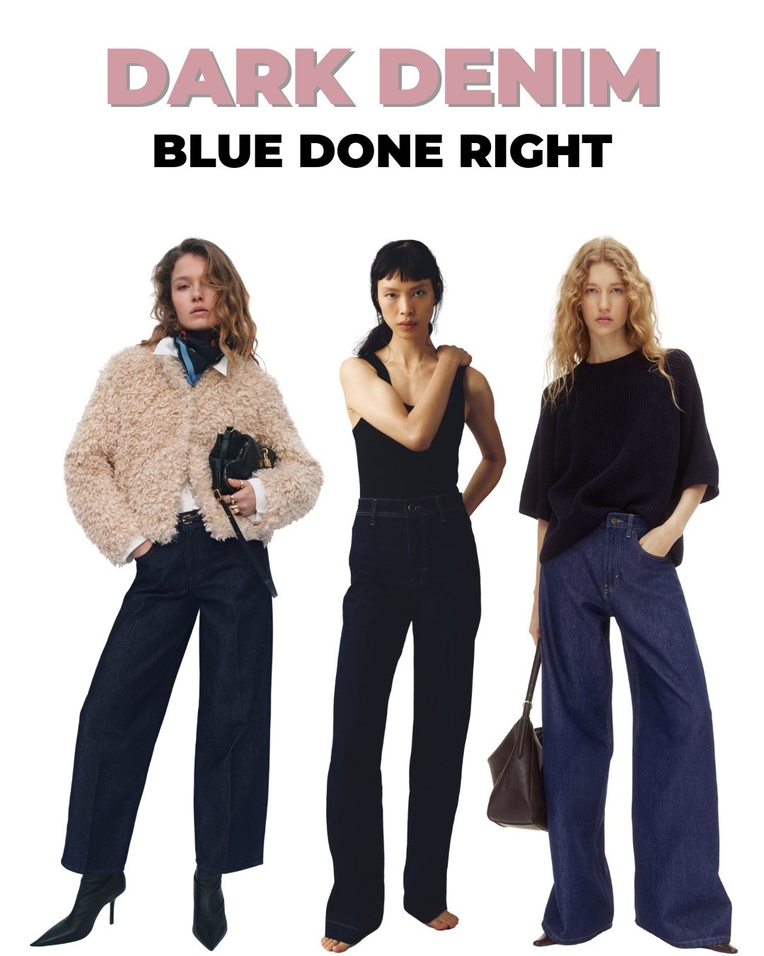 Dark denim is one of the easiest ways to look polished without giving up comfort. It feels cleaner, dressier, and more refined than washed-out blue — especially for everyday outfits.

#LTKstyletip #LTKcanada #LTKjeans