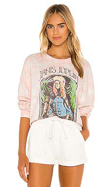 DAYDREAMER X REVOLVE Janis Joplin Oversized Sweatshirt in Flamingo Cloud Wash from Revolve.com | Revolve Clothing (Global)