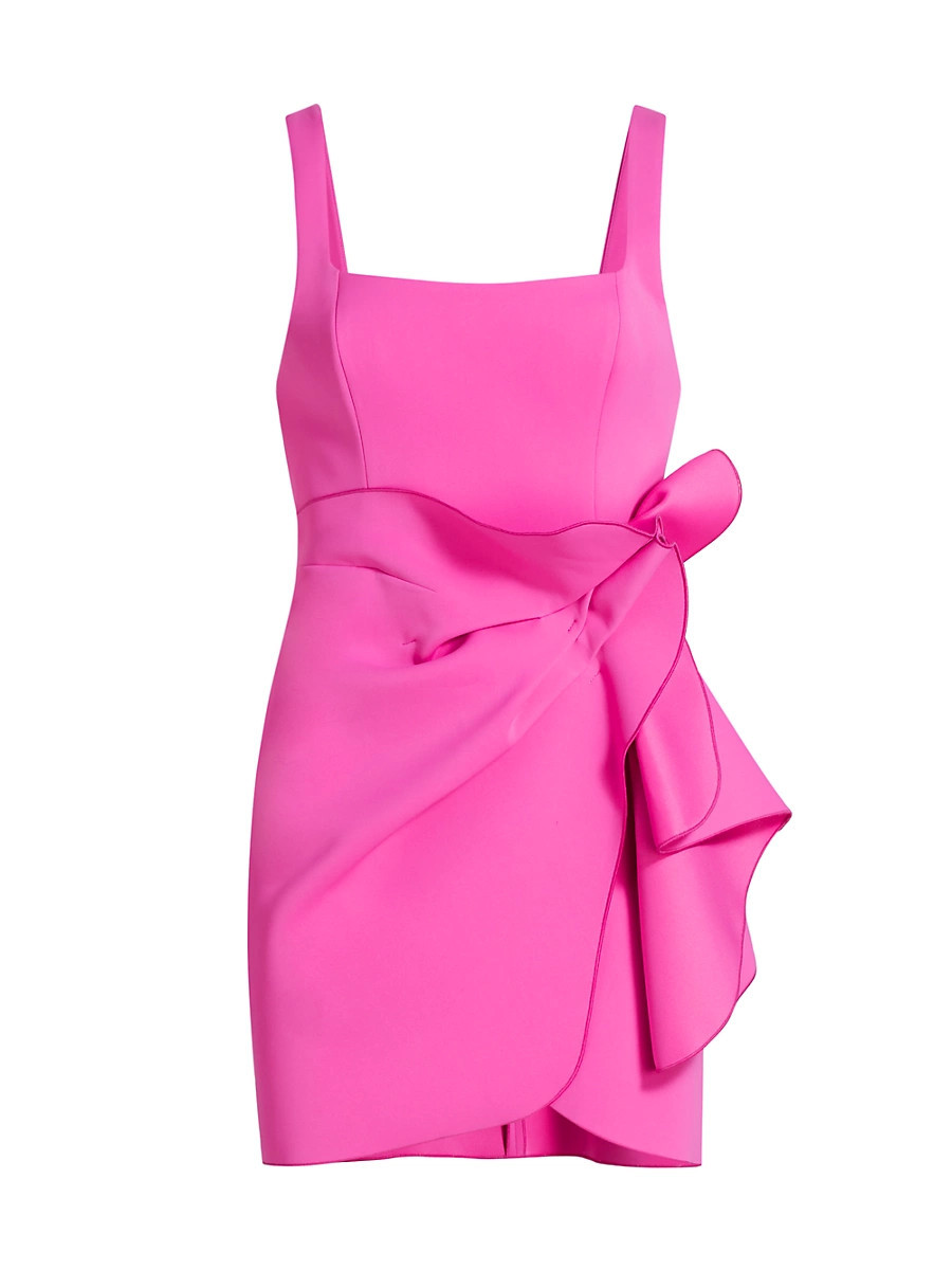 Women's Hewton Pin-Tuck Minidress - Fuchsia - Size 6 | Saks Fifth Avenue