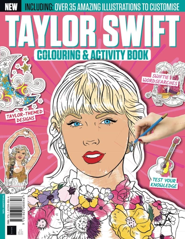 Taylor Swift Colouring & Activity Book - The 100% Unofficial Must Have!: Over 35 Amazing Illustra... | Amazon (US)