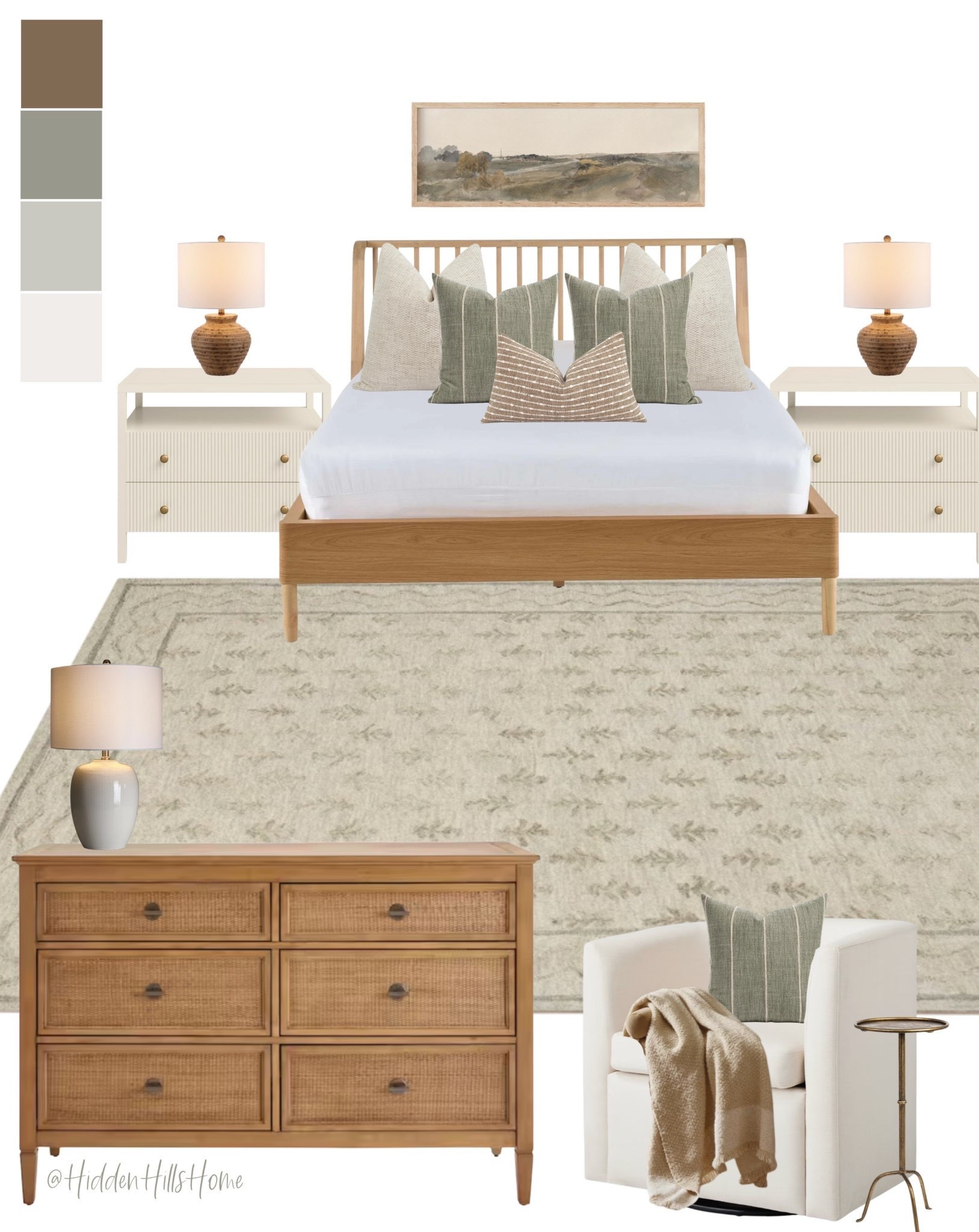 Cozy master bedroom decor ideas, bedroom mood board, bedding, home decor, affordable bed frame, master bedroom inspiration, neutral bedroom, nightstands, dresser #bed

#LTKHome #LTKSaleAlert #LTKSeasonal