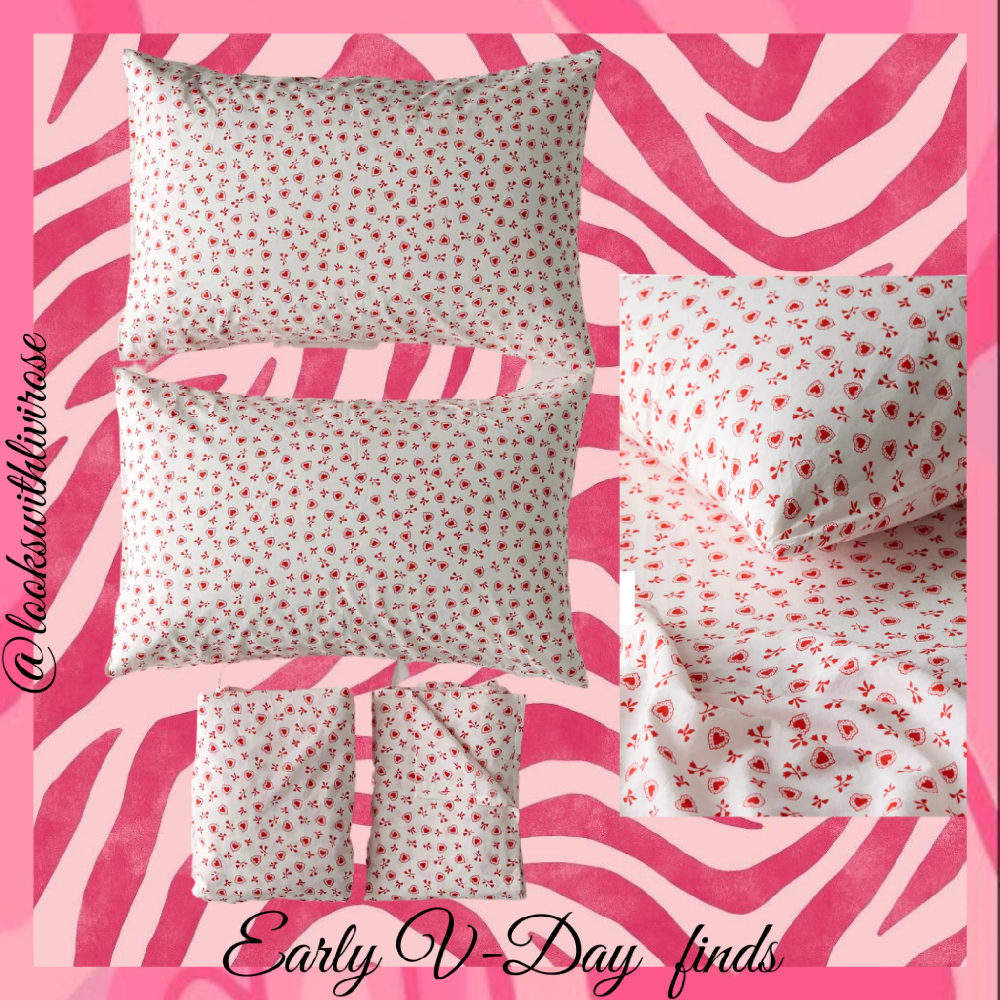 Love these sheets! Bows cherries AND hearts🍒🎀❣️

#LTKSeasonal #LTKhome #LTKfindsunder100