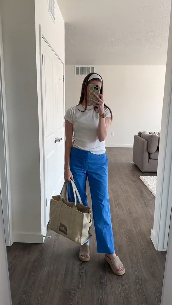 The most perfect pants for summer! I am obsessed !! 

#bluepants #jcrew #summeroutfit 

#LTKFind #LTKfit #LTKunder100