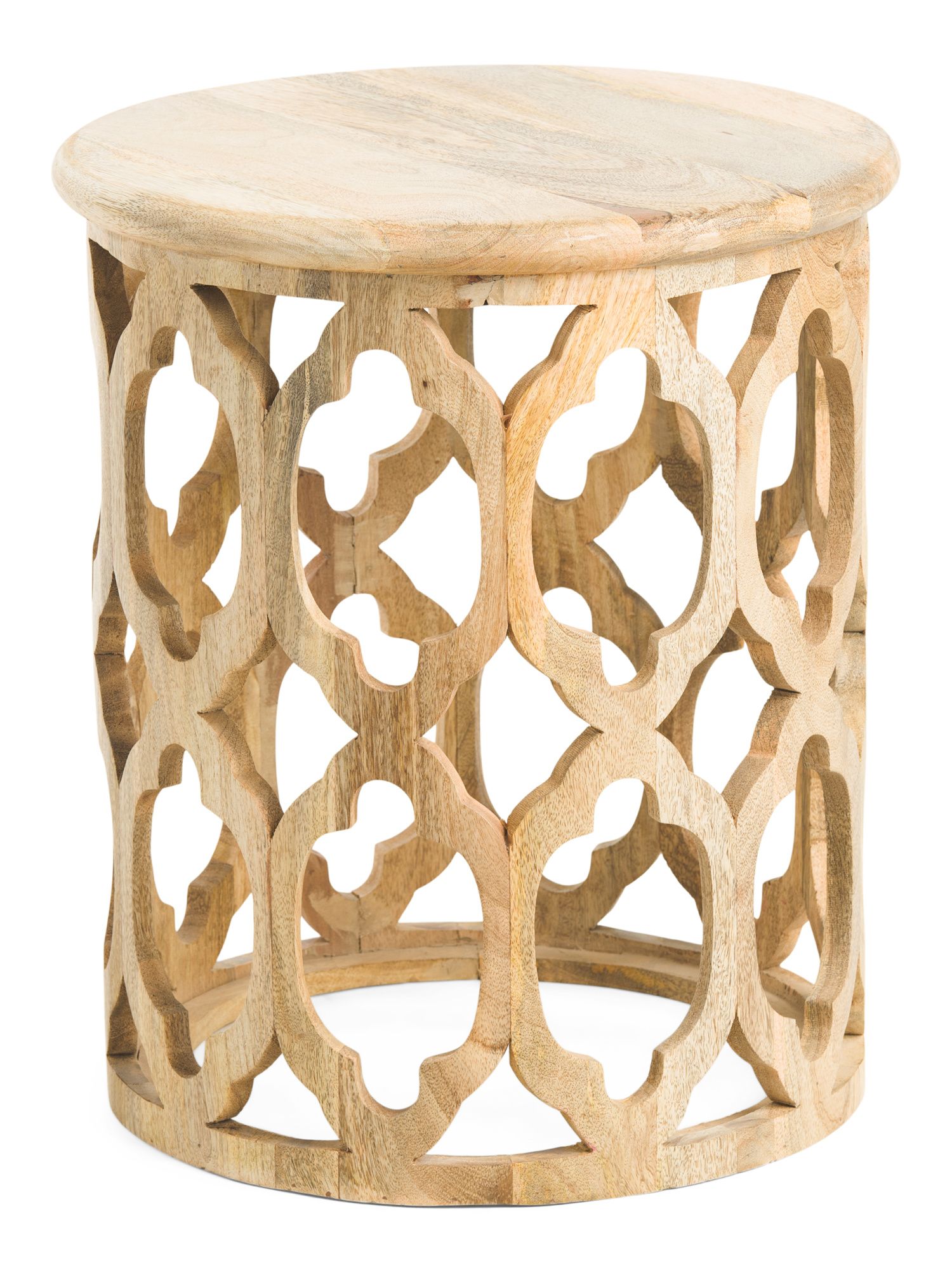 Mango Wood Carved Table | TJ Maxx