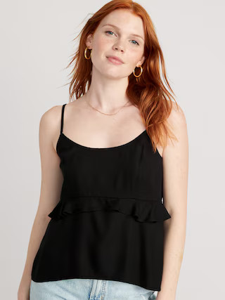 Ruffle-Trim Cami Top for Women | Old Navy (US)