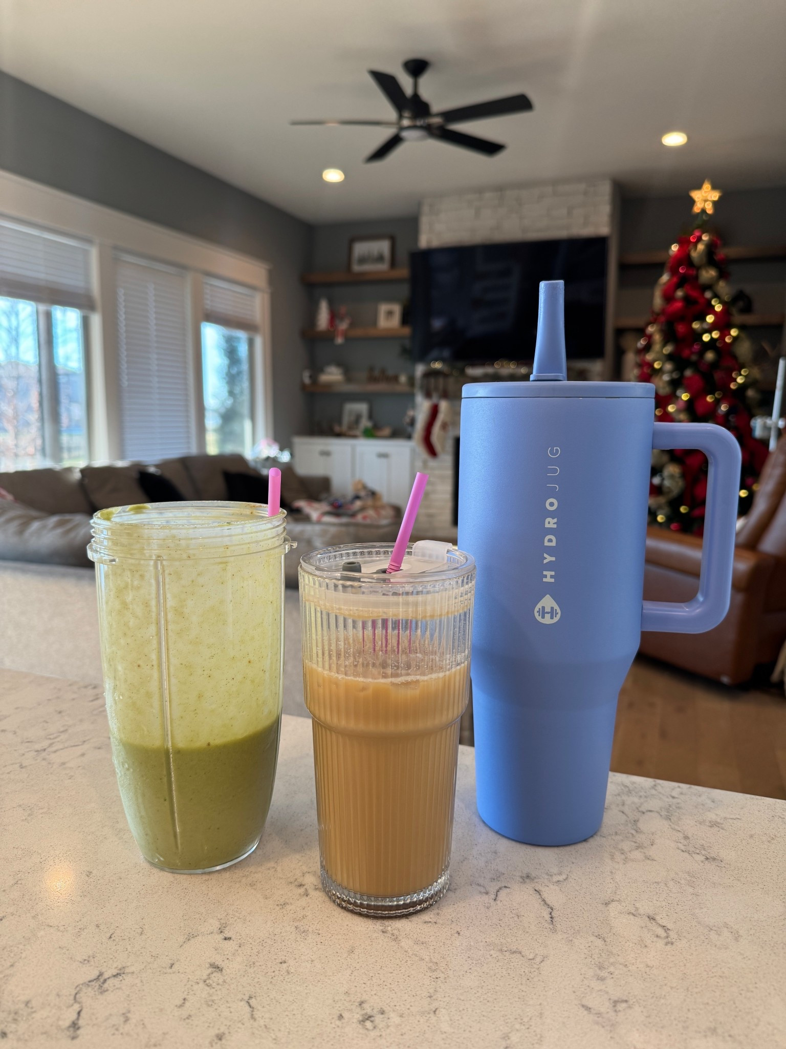 All of the cups and beverages always 

Love my hydrojug- so many cute colors 
Love these glasses with lids 
Smoothie cup goes with my nutri bullet blender which is what I use for smoothies! (Favorite protein is @cleansimpleeats - affiliate code is wellnessforthewin for a discount) 

Kitchen goods / Amazon finds 

#LTKfoodie #LTKHome #LTKmomlife